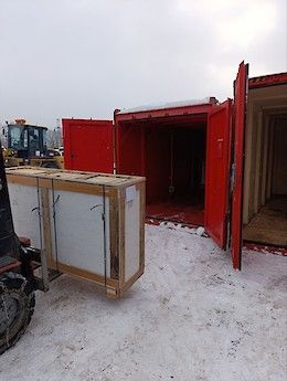 отправить контейнер в новую чару